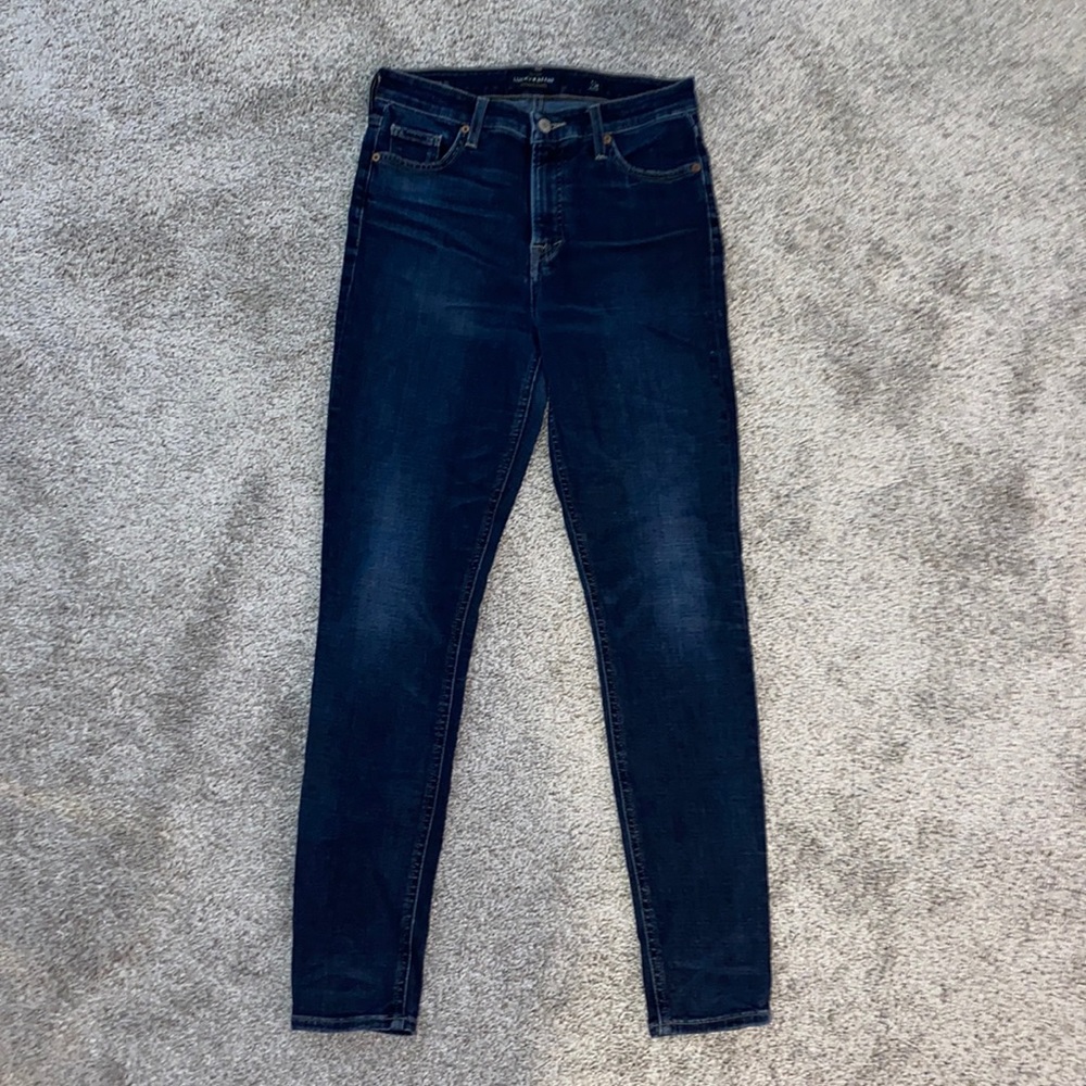 Lucky brand dark wash skinny jeans